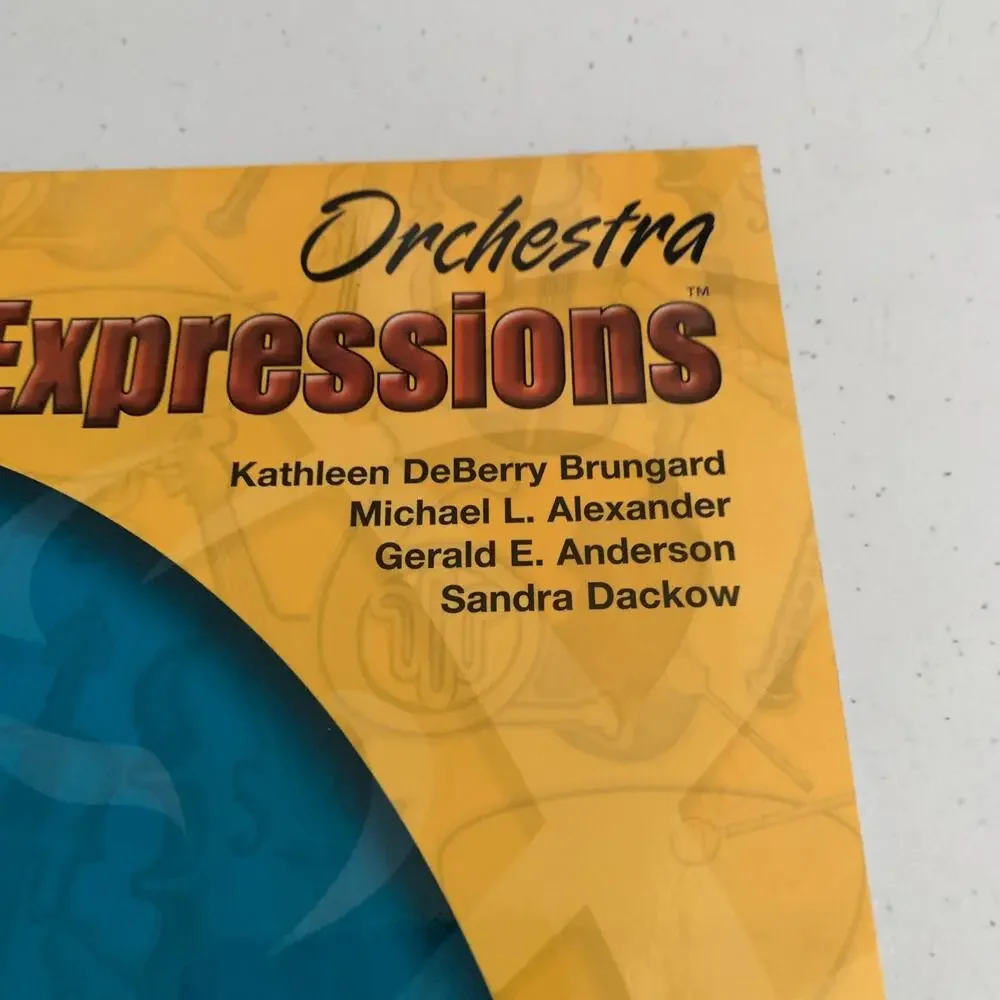 Orchestra Expressions, Book 1,2 Student Edition: Violin, Lot Of 2 Book Audio CD